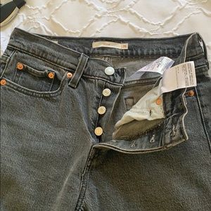 Levi’s dark wash wedgie jeans